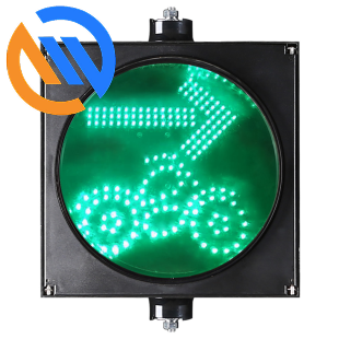 Đèn Tín Hiệu LED Một Bóng Mũi Tên và Xe Gắn Máy Xanh lá