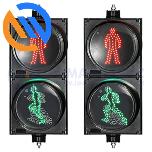 Đèn giao thông LED 200mm cho người đi bộ