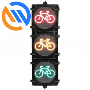 Đèn giao thông LED xe đạp RYG thông lượng cao 300mm