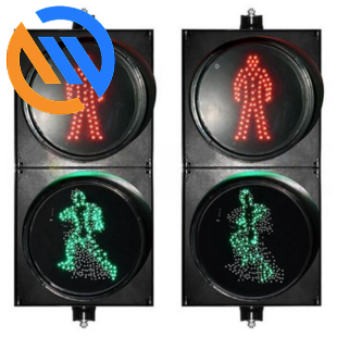 Đèn tín hiệu cho người đi bộ Running Man màu xanh lá cây 300mm