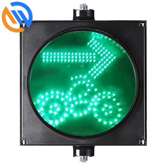 Đèn Tín Hiệu LED Một Bóng Mũi Tên và Xe Gắn Máy Xanh lá