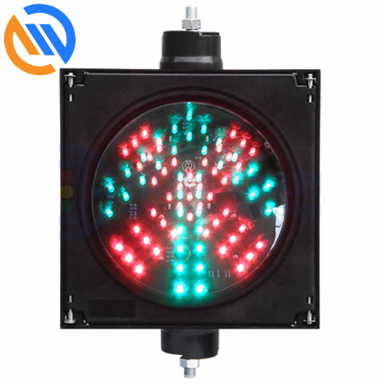 Đèn giao thông 200 mm một cụm, X đỏ & mũi tên xanh