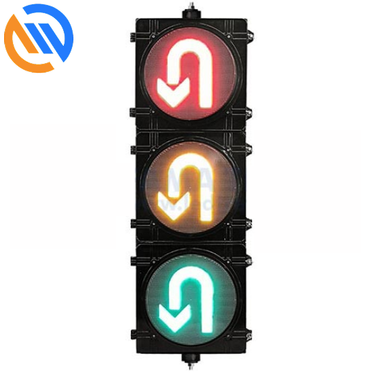 Đèn Giao Thông LED Mũi Tên Quay Đầu (U-Turn) RYG 300mm Hiệu Suất Cao