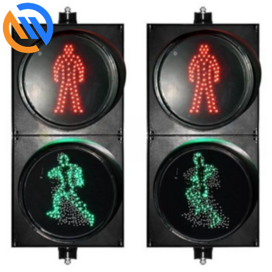 Đèn tín hiệu cho người đi bộ Running Man màu xanh lá cây 300mm